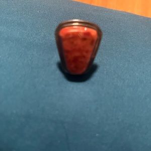 Mine Finds by Jay King Orange Stone Ring